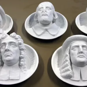 Visijet 3D printed sandstone busts