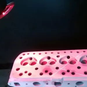 3D scanning a mini cylinder head using a Creaform hand scanner